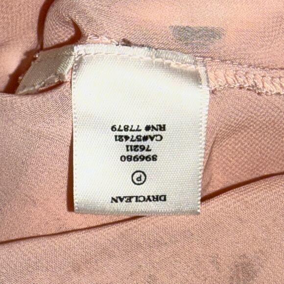 Ann Taylor Women’s XL Lace Crochet Tank Top Pink Black Floral Embroidered - Picture 9 of 16